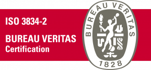 Marchio Bureau Veritas ISO 3834-2 per la qualità delle saldature