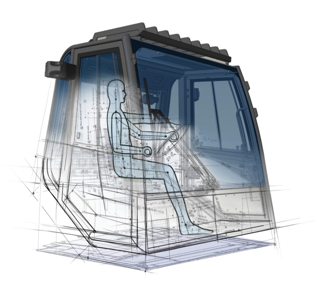 Progetto CAD e cabina vetrata a confronto
