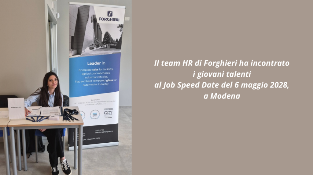 Team HR Forghieri al Job Speed Date di Modena 2026