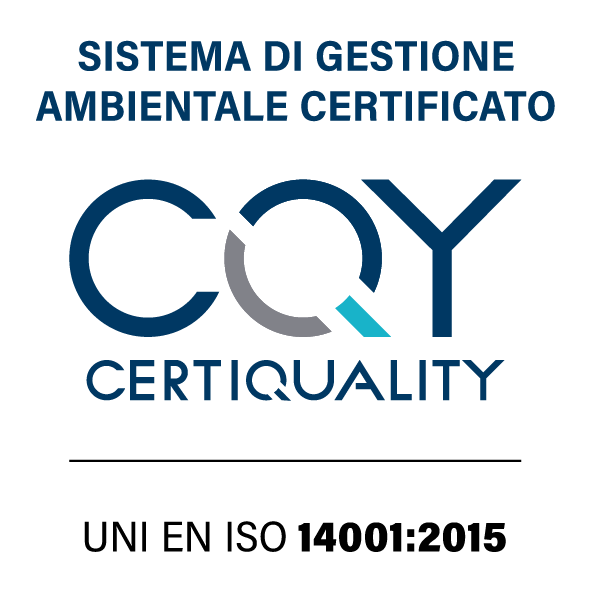 Marchio Certiquality ISO 14001 per la gestione ambientale